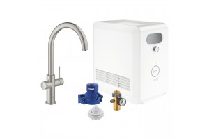 GROHE 31323DC2 GROHE BLUE PROFESSIONAL STARTER KIT ACCIAIO INOX SPAZZOLATO