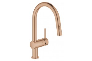 GROHE 32321DL2 MINTA MISCELATORE MONOCOMANDO CON DOCCETTA - ORO ROSA SPAZZOLATO