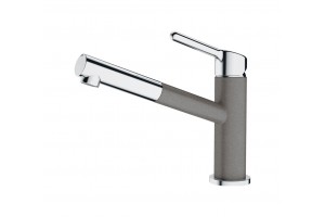 Franke ORBIT DOCCIA Miscelatore cucina con doccetta - cromo/stone grey 