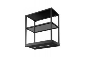 Franke 112.0706.647 Maris Modulo mensola l 60 cm per cappa - nero opaco - 112.0706.647