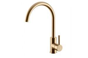 Miscelatore cucina con canna girevole finitura PVD Gold Hydramix CM TIRRENO 9801 MISCCRM.L79