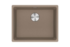 Franke Lavello una vasca Vasche Sottotop Maris MRG 110-52 125.0686.721 finitura fragranite oyster da 55.3x43.3 cm