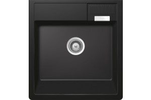 SCHOCK KALM100M75 Lavello Monovasca da appoggio KALLIO M100 598/600x630x220 - Night (nero)